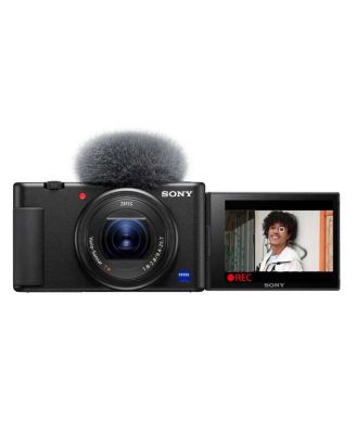 ZV-1 Compact 4K HD Digital Camera, Black Bundle with Shoulder Bag, 32GB SD Card