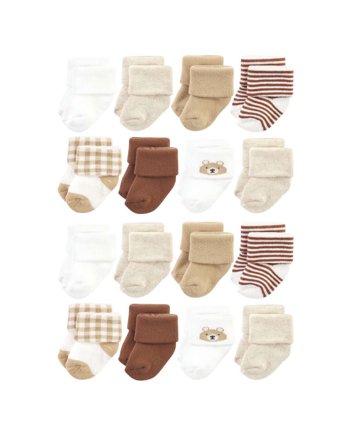 Hudson Baby Baby Boys Hudson Gentle Cotton-Blend Newborn & Terry Footwear
