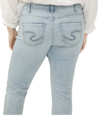 Plus Size Girlfriend Mid Rise Skinny Leg Jeans