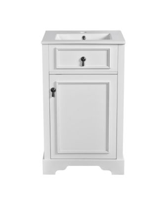 20-Inch Ceramic Soft-Close Adjustable Vanity Sink