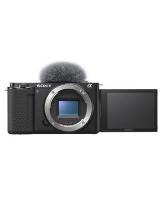 Sony ZV-E10 APS-C Mirrorless Interchangeable Lens Vlogging Camera, Black - Bundle with 64GB SD Card, Shoulder Bag, Extra Battery, Charger,
