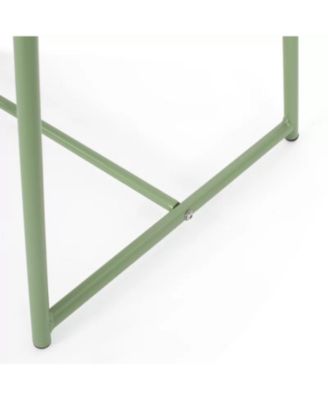 Streamdale 15.5" Modern Mesh Motif Side Table for Outdoor Spaces