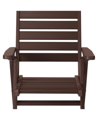 HDPE Adjustable Highback Folding Patio Dining Chair