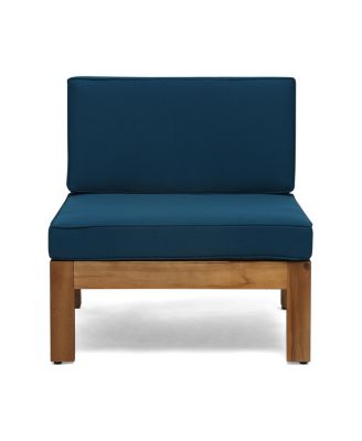 Streamdale Exotic Acacia Wood Sectional Sofa Set with Water-Resistant Cushions for Outdoor Comfort