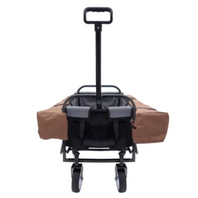 Streamdale Multi-Use Collapsible Wagon with Liners, for Beach, Camping, and Groceries