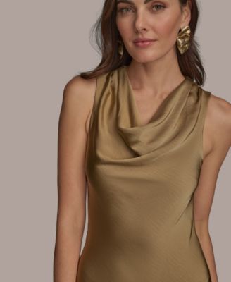 Women's Cowlneck Slip Gown
