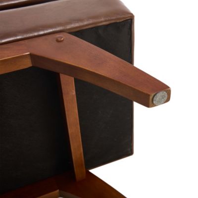 Streamdale Teddy wool fabric, solid wood feet for solid weighing, and bed end stool with storage function