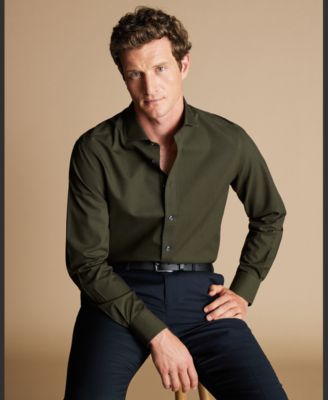 Men's Slim-Fit Dress Shirt