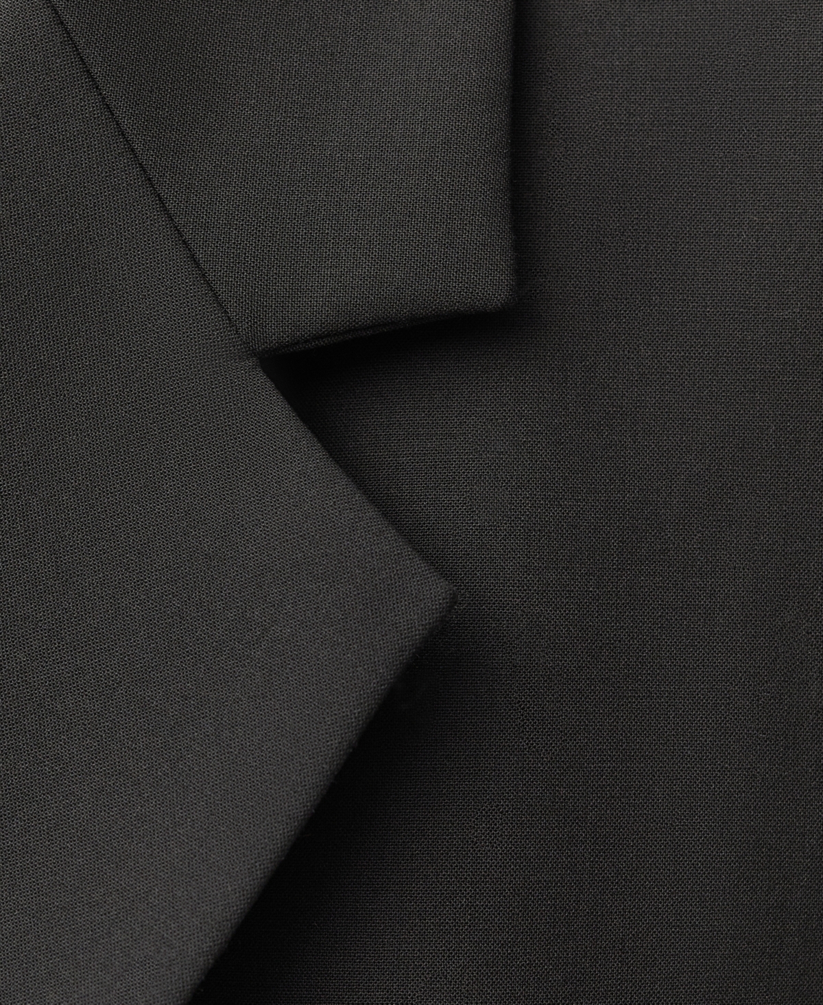 Mango Wool Blend Vest With Lapels Black In Black