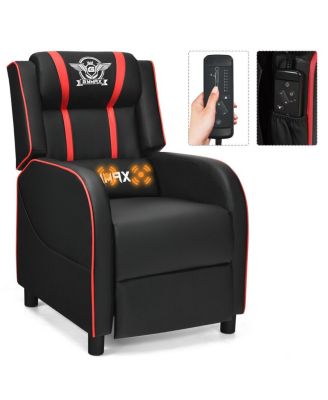 Massage Racing Gaming Single Recliner Chair