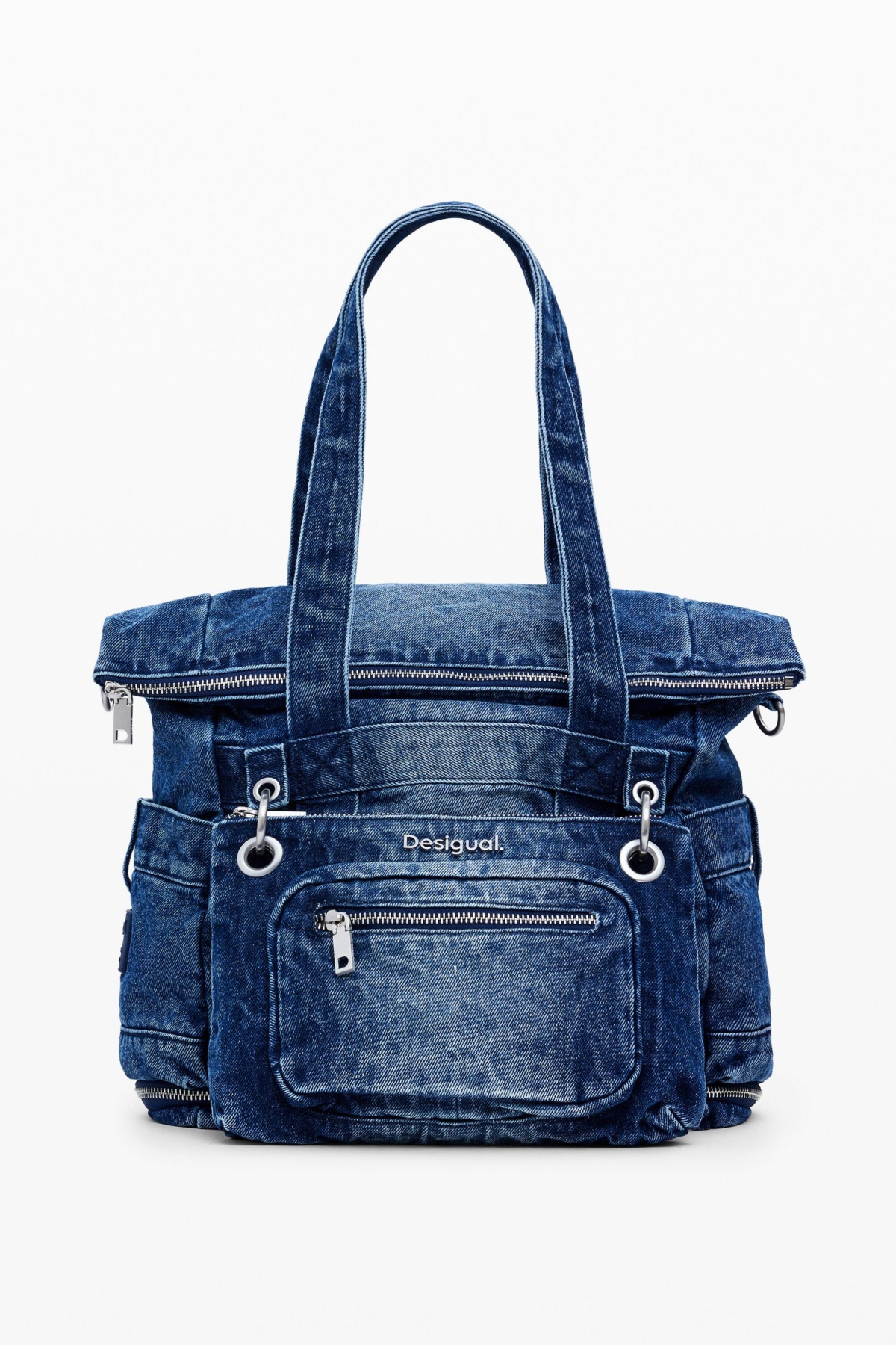 Women's Large multiposition Voyager backpack - Medium blue