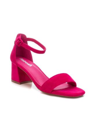 Women's Heeled Ankle Strap Sandals Refresh By Xti