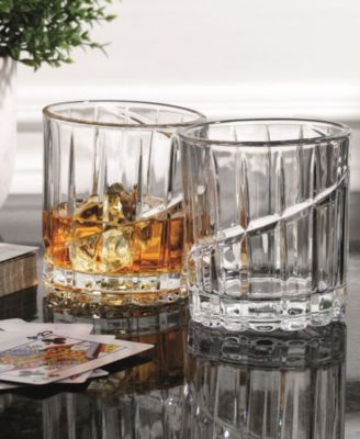 Waverly Double Old Fashioned Glasses, Set of 4