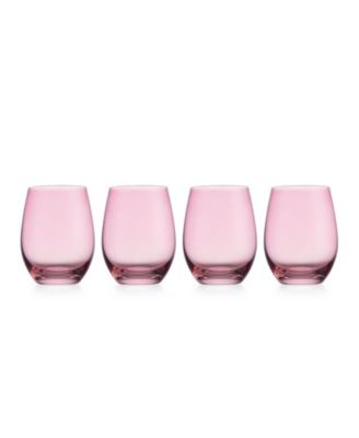 Veneto Ballet Stemless Wine Glasses, Set of 4