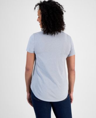 Style & Co Petite Graphic Perfect Crewneck T-Shirt