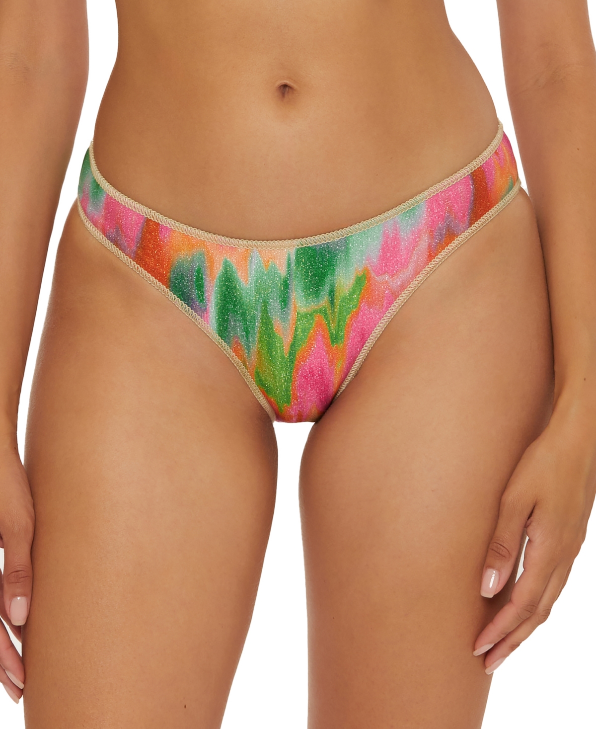 Women's Mirage Metallic Hipster Bikini Bottom - Multi