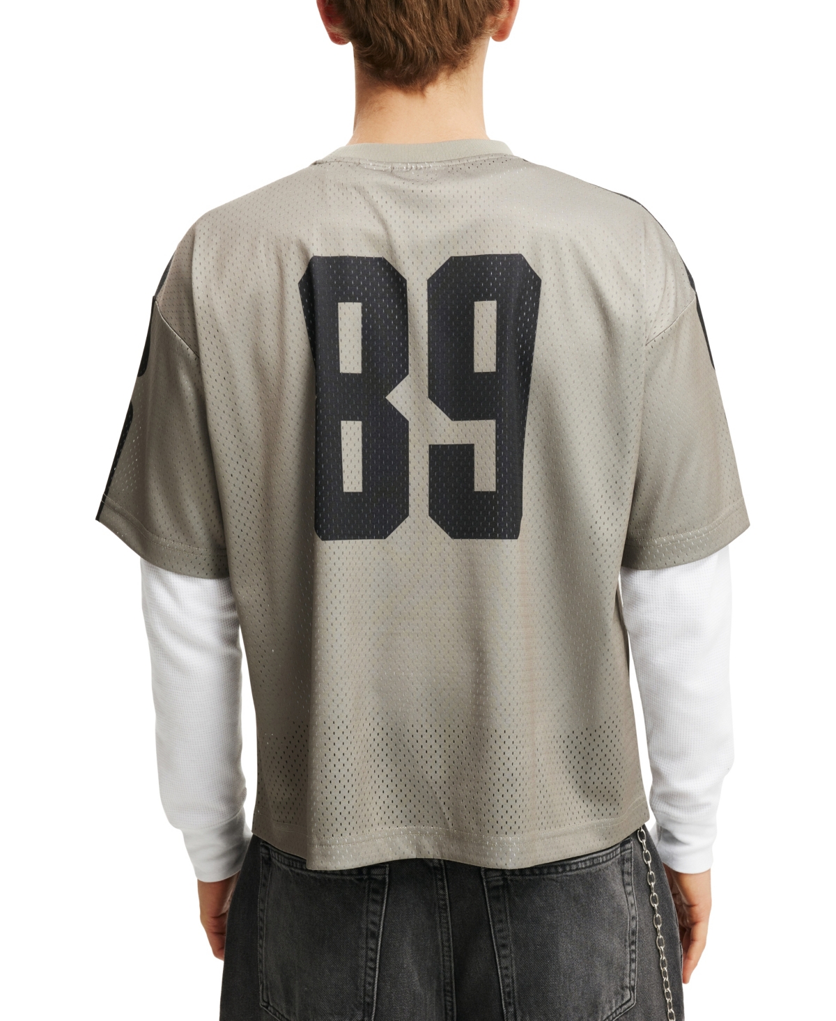 COTTON ON MEN'S MICHELIN CREW NECK MESH T-SHIRT 