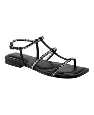 Women's Maze Braided Caged Flat Sandals