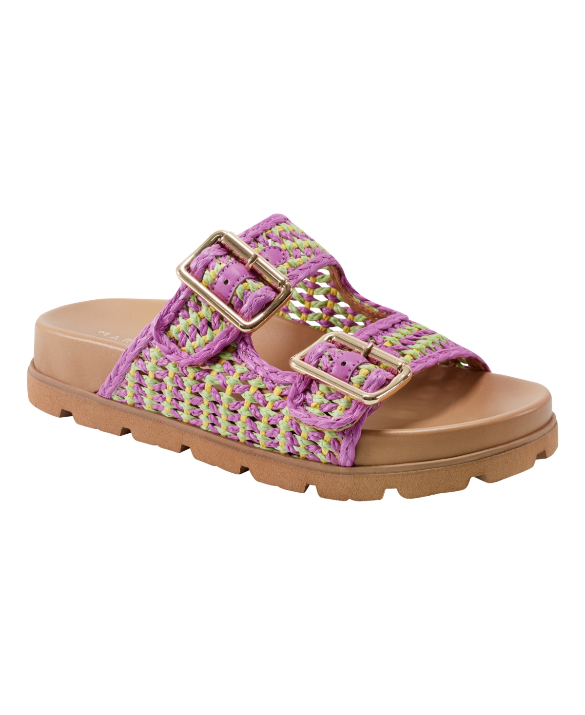 Marc Fisher Ltd Mylan Two-strap Sandal In Purple Multi