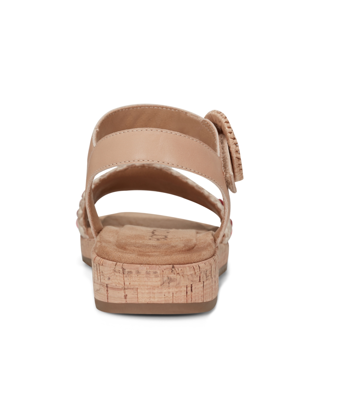 Earth Women's Padma Woven Band Ankle Strap Sandals In Coral,brown