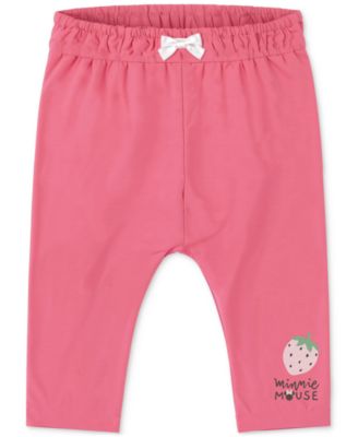 Baby Girls Minnie Mouse Bodysuits & Pants, 5 Piece Set