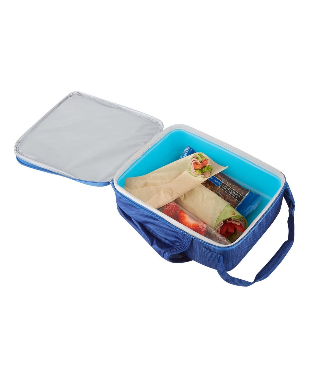 Thermos Upright W Flex-a-guard Liner Lunch Bag In Blue