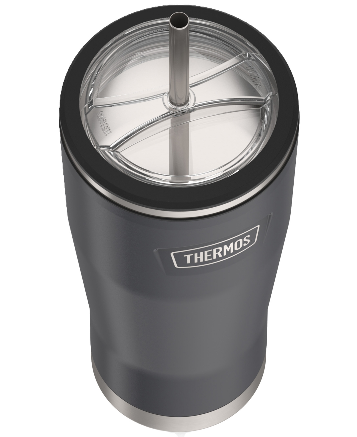 Thermos Icon Series 24 Oz. Tumbler With Slide Lock Lid In Granite Gray