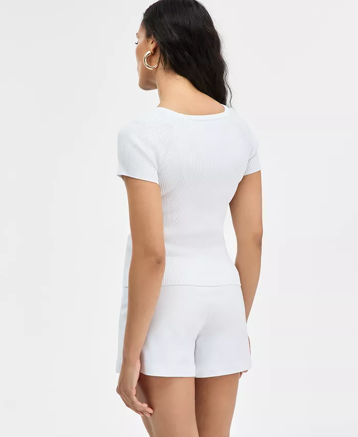 Women's Short-Sleeve Sweater - thumbnail 4