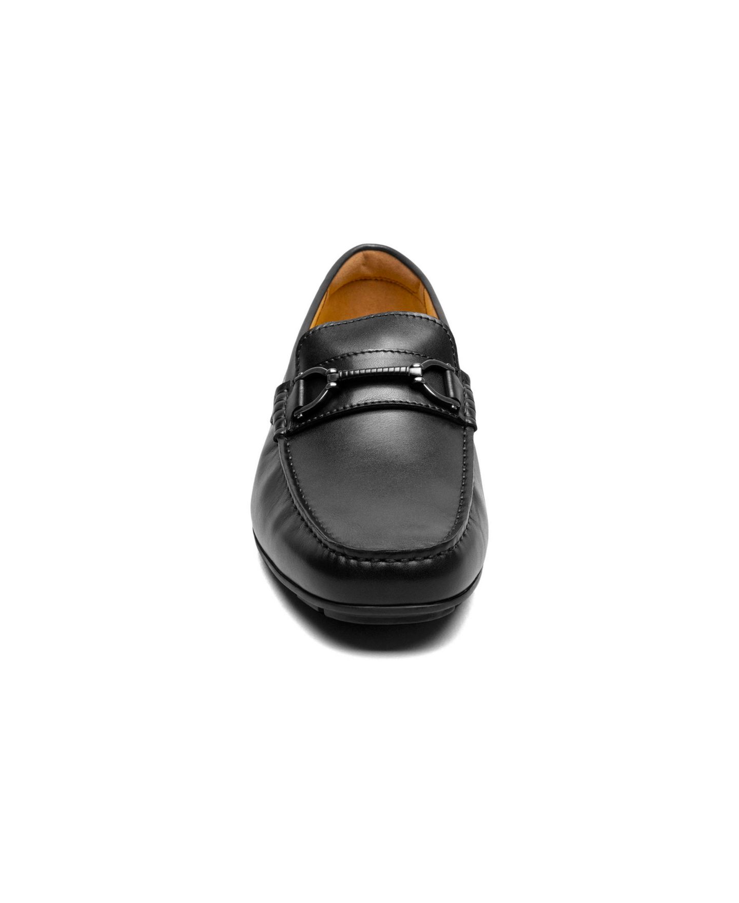 Мужские туфли Florsheim Motor Moc Toe Bit Driving Loafer, цвет: Чёрный — фото 9