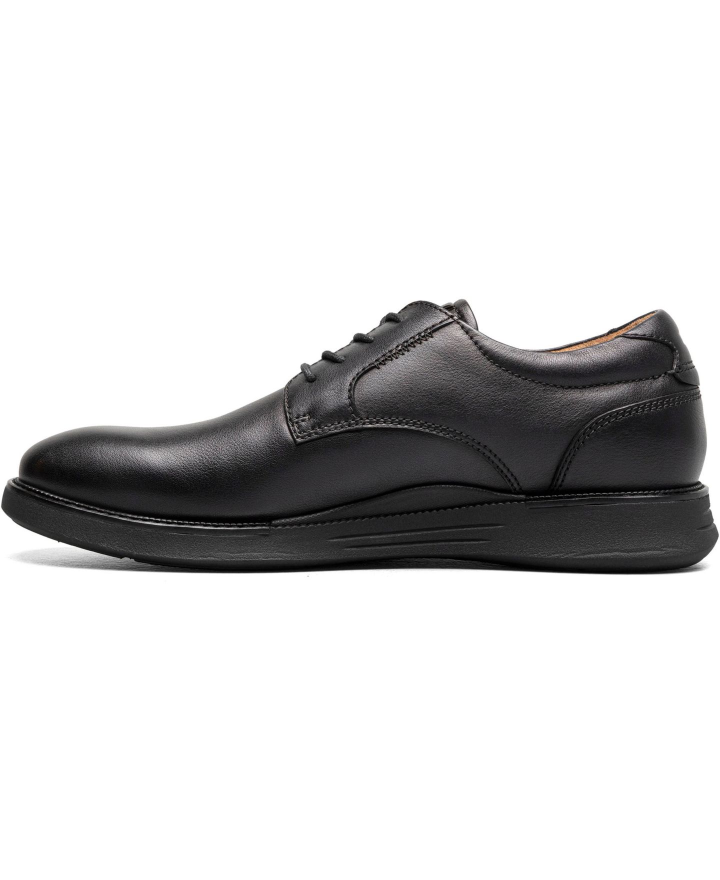 Мужские туфли Florsheim Launch Plain Toe Oxford, цвет: Чёрный — фото 3