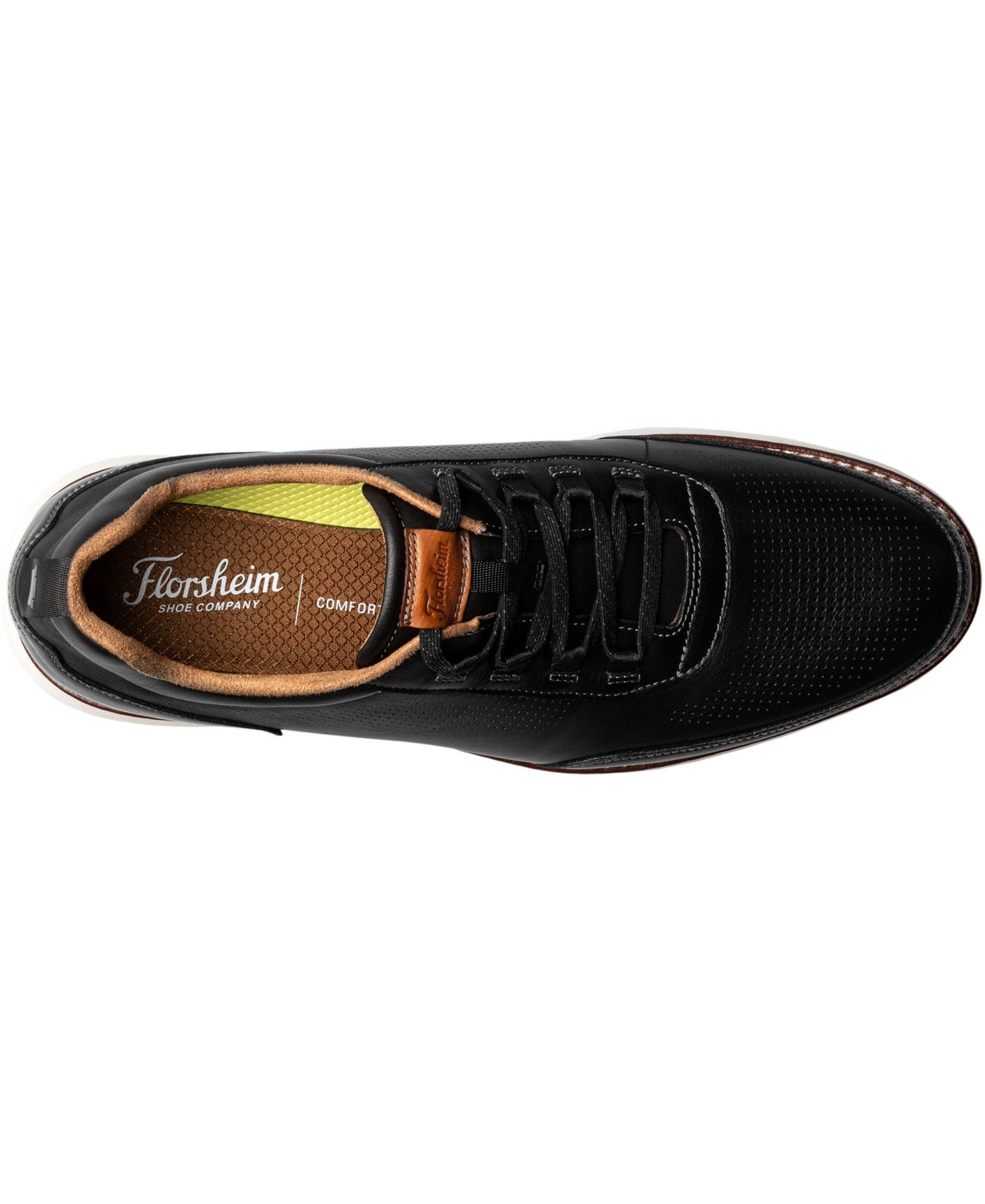Мужские кроссовки Florsheim Launch Elastic Lace Slip On, цвет: Чёрный разноцветный — фото 6