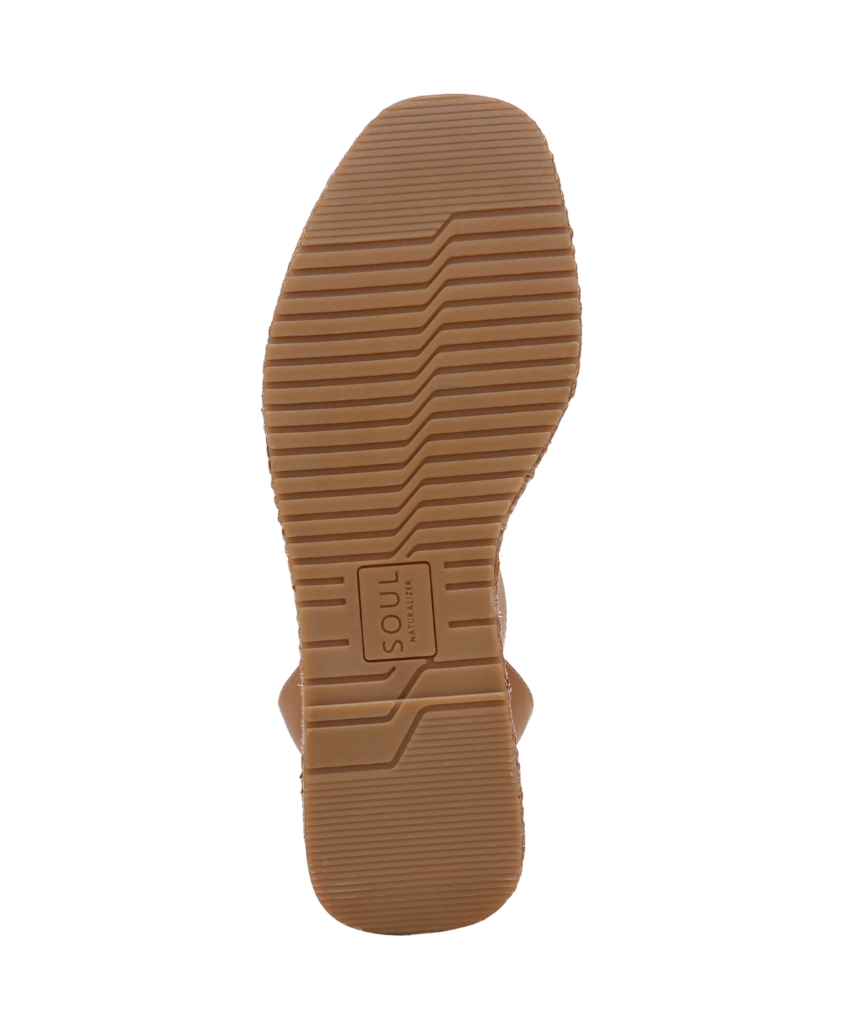 Shop Soul Naturalizer Women's Gloria Espadrille Wedge Sandals In Cookie Dough Faux Leather