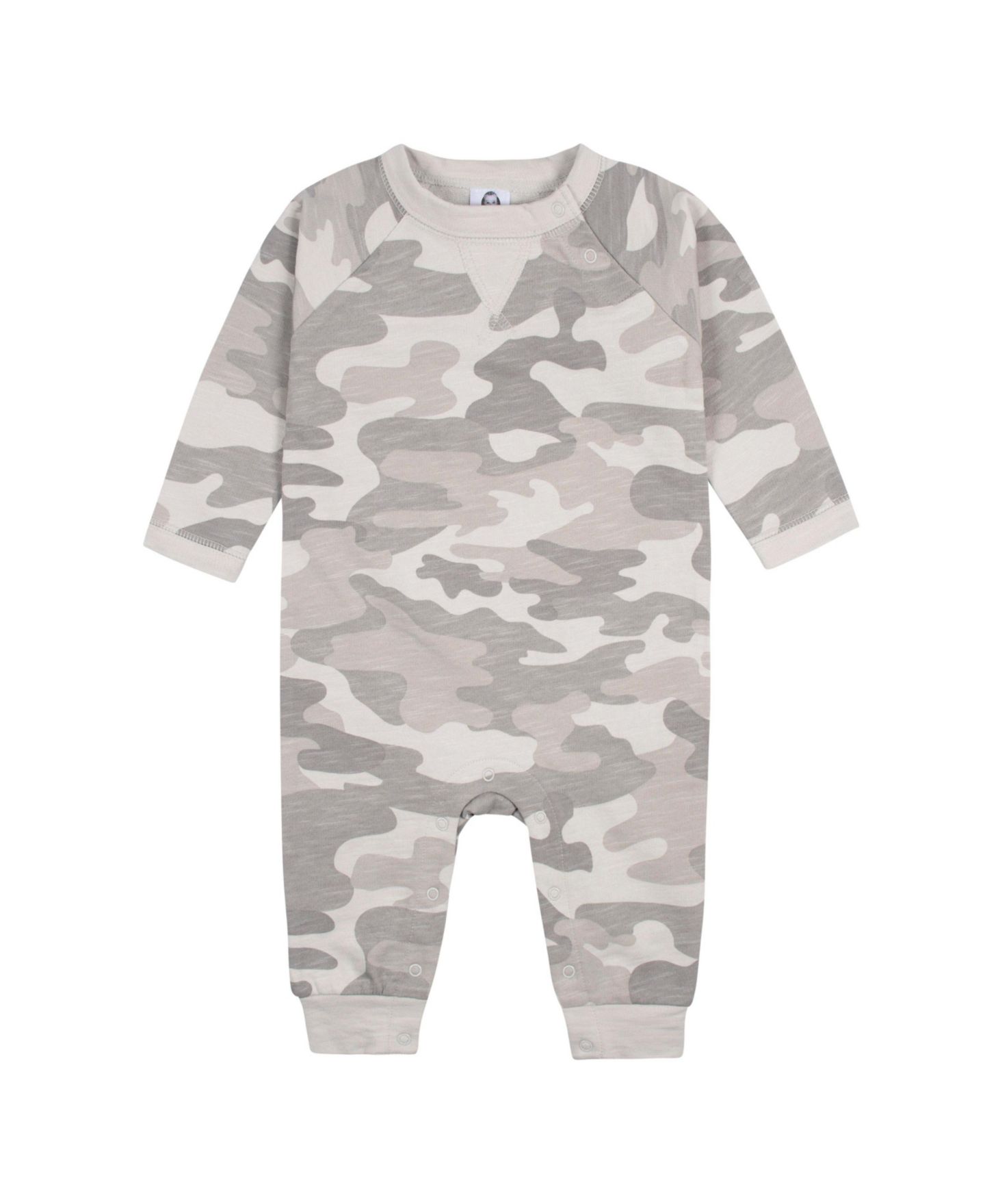 Комбинезоны Gerber 2- Pack Raglan Sleeve Rompers для мальчиков-малышей, цвет: Камуфляж / Жёлтый — фото 4