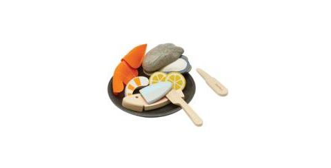 Детские игрушки PlanToys Seafood Interactive 8-Piece Platter, Ages 2+
