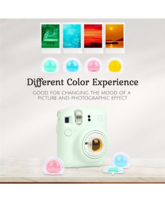 Fujifilm Instax Mini 12 Instant Film Camera, Mint Green Bundle with Instax Mini Custom Case, Accessory Kit and Daylight Film, 4x Twin Pack