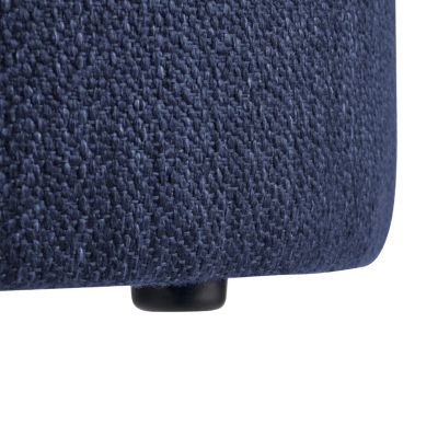 Streamdale Multi-Functional Ottoman with Drum Stool and Storage in Dark Blue