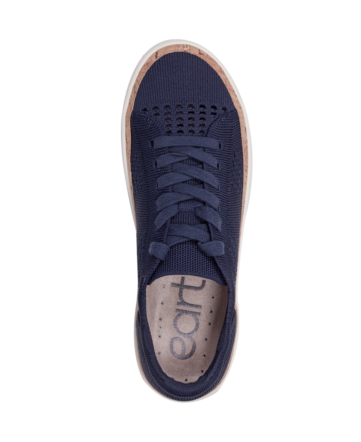 EARTH WOMEN'S KNIGHT KNIT LACE-UP SNEAKERS 