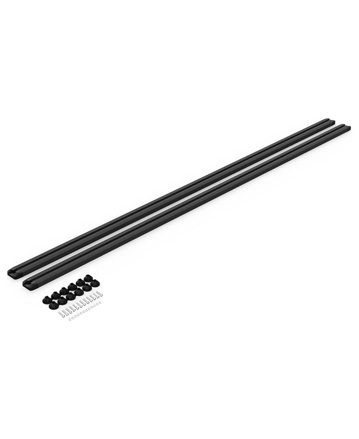 Hd Track 72 Inch Car Roof Top Rack Mounting System with CapNuts, Black
