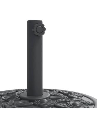 Parasol Base with Wheels for  1.5"/1.9" Poles 59.5 lb Round