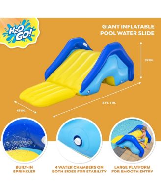 H2OGO! Giant Inflatable Outdoor Pool Water Slide with Built-In Sprinkler