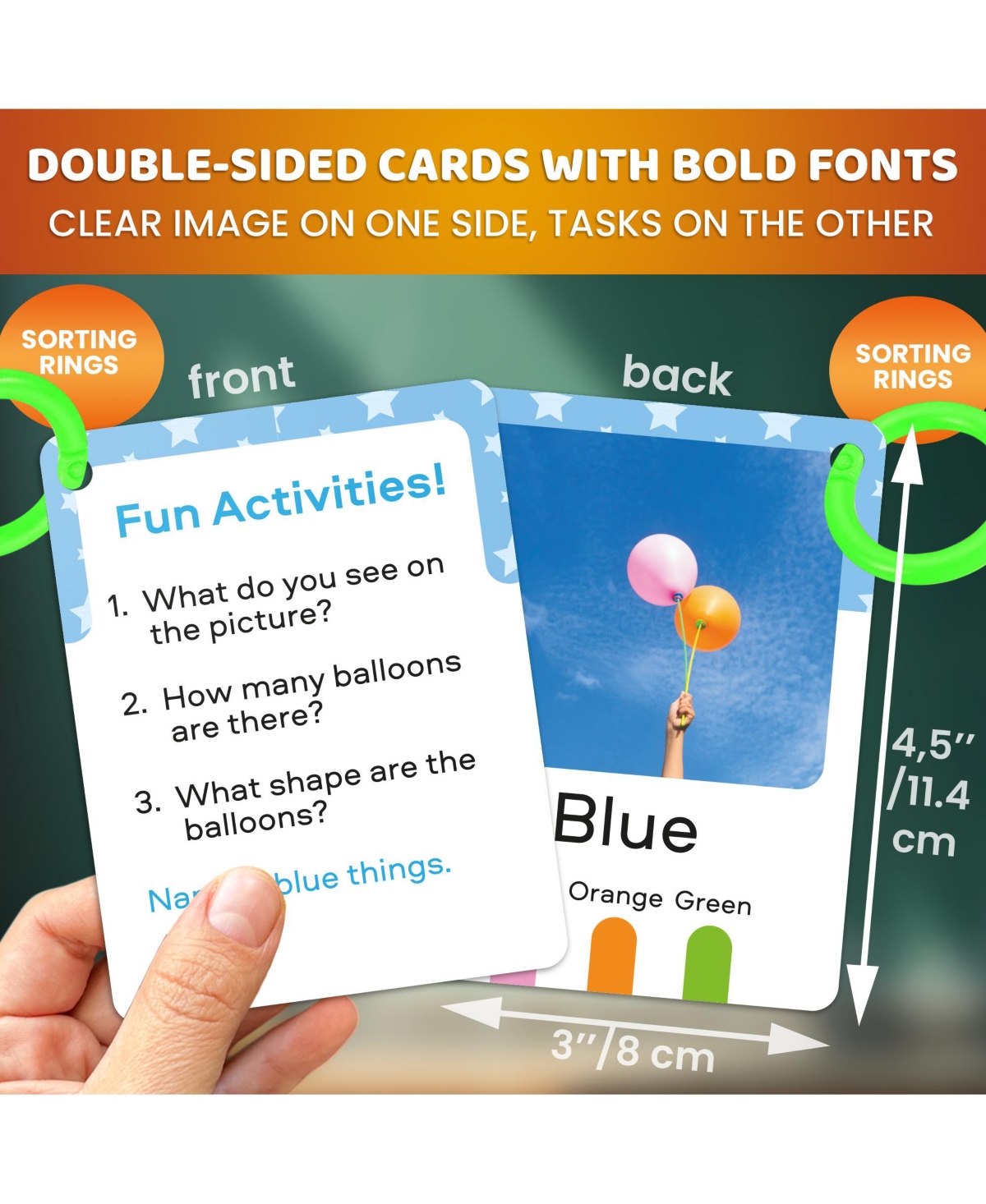 Quokka Abc Learning Flash Cards for Toddlers 2-4 Years Old