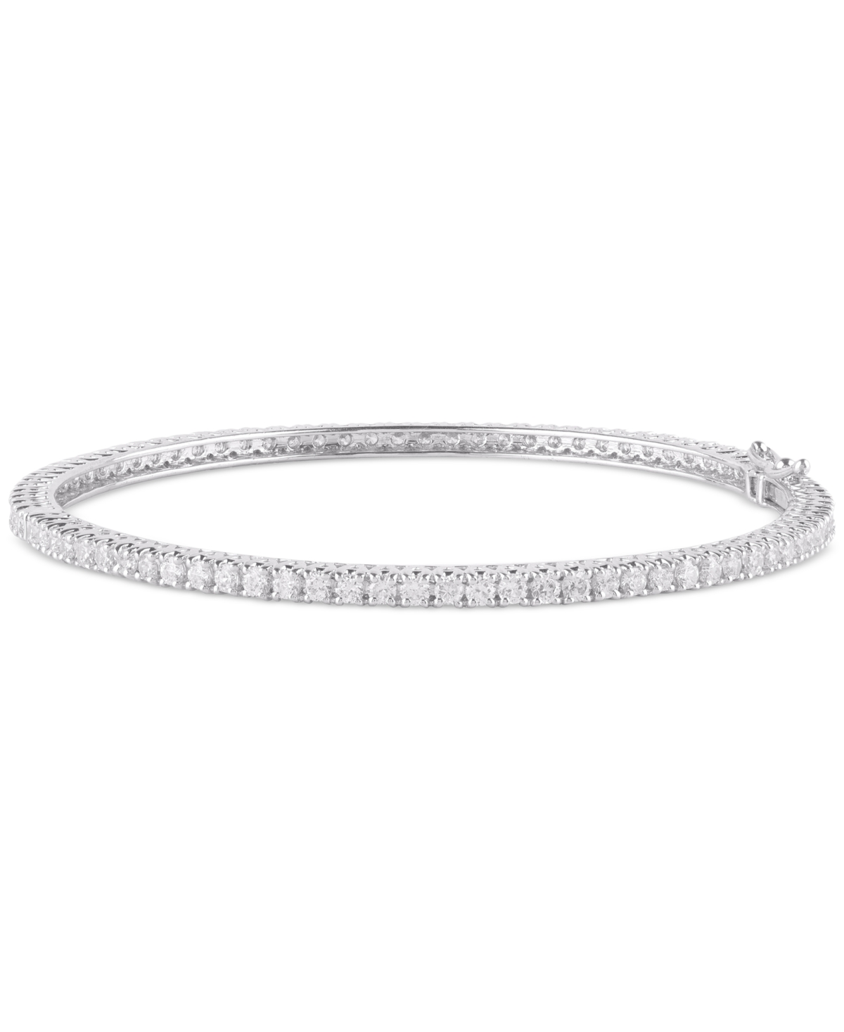 Macy's Diamond Bangle Bracelet (4 Ct. T.w.) In 14k White Gold