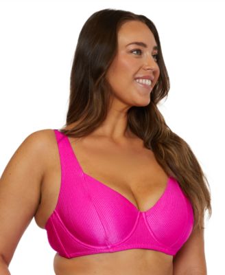 Becca ETC Plus Size Rib Underwire Bikini Top