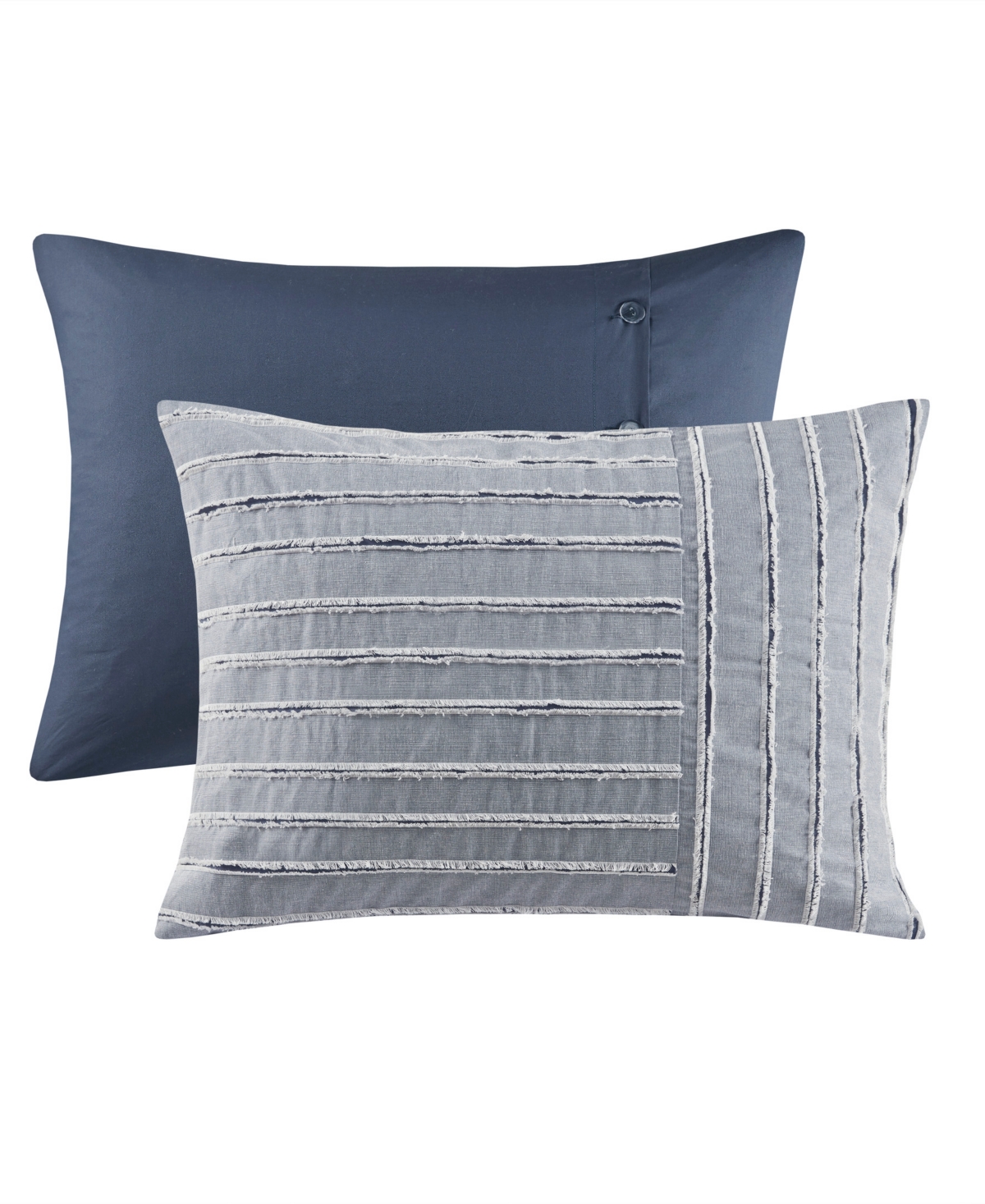 Madison Park Signature Essence Clipped Jacquard 10-pc. Comforter Set, King In Blue