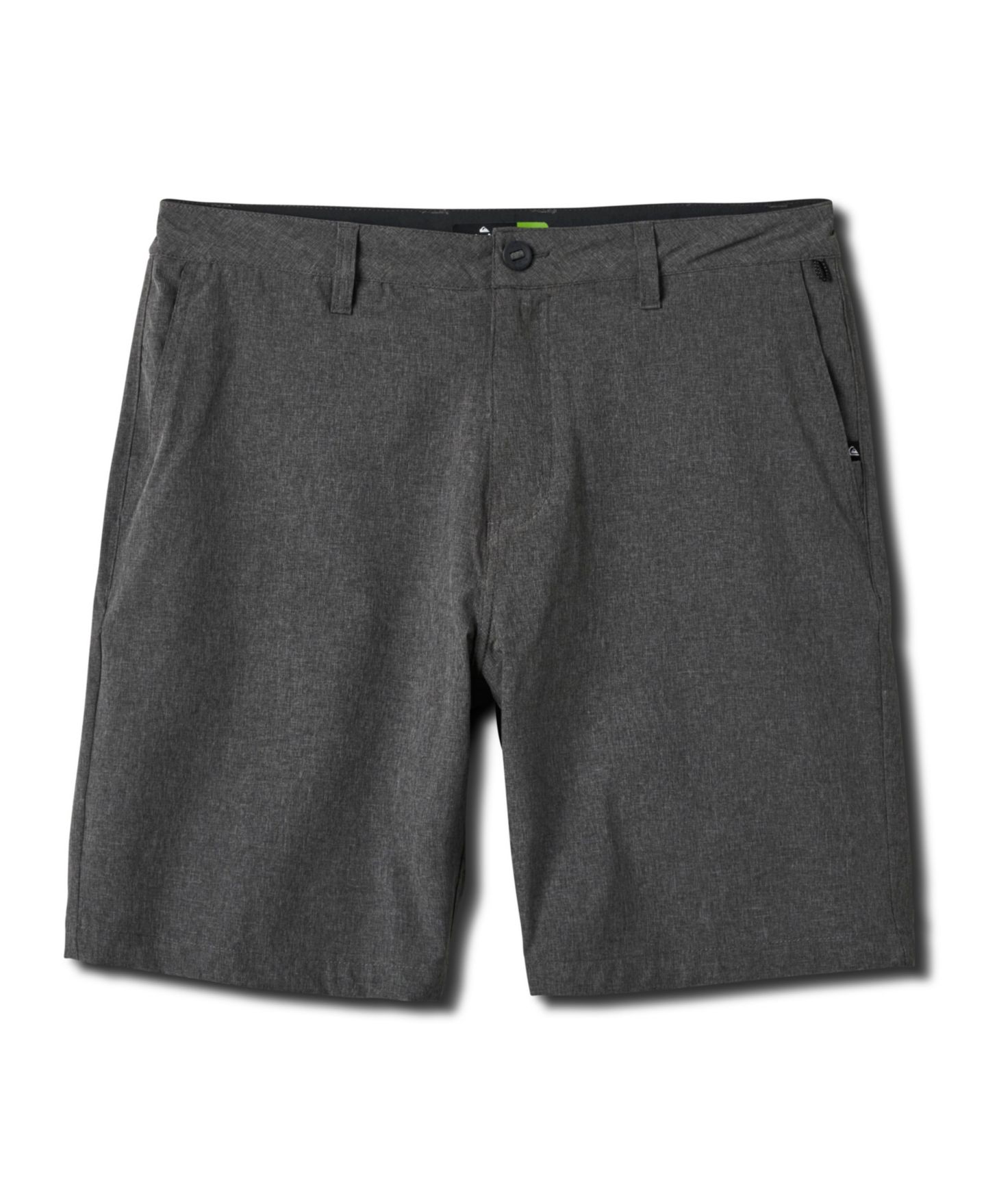 Мужские шорты Quiksilver Union Heather Amphibian 20 Hybrid, цвет: Чёрный — фото 1