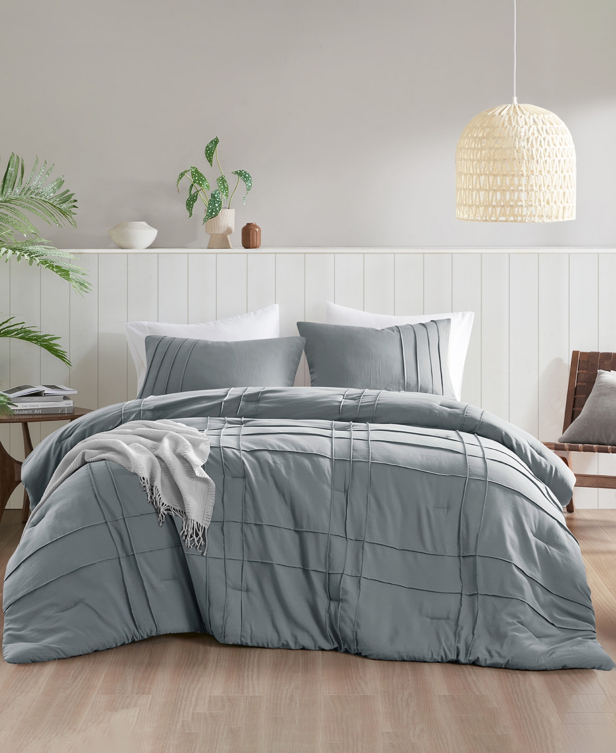 510 Design Porter Pleated 3-Pc. Comforter Set, California King