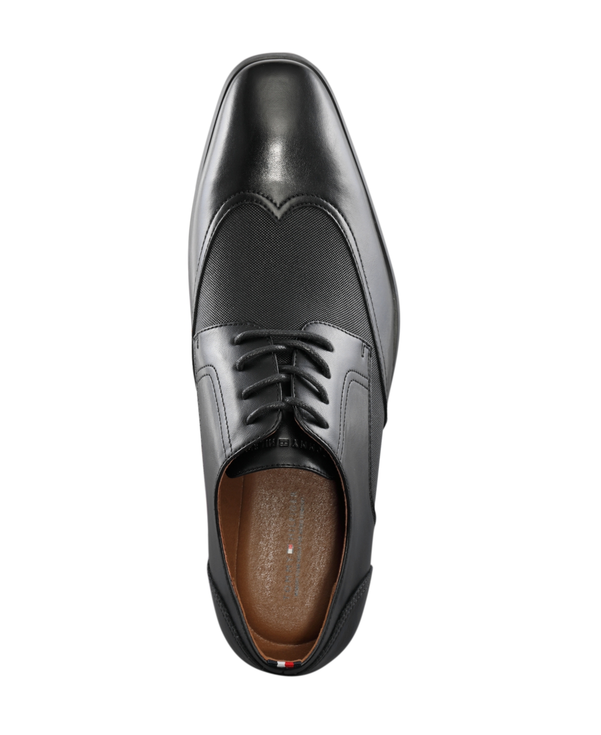 Tommy Hilfiger Men's Sargent Wingtip Dress Oxfords In Black