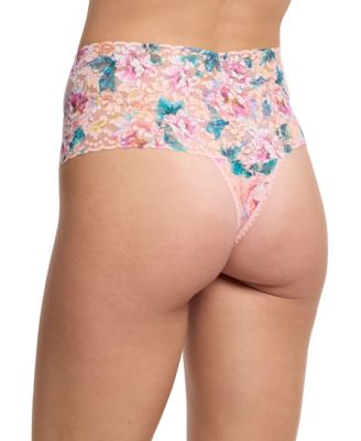 Women's Printed Retro Thong