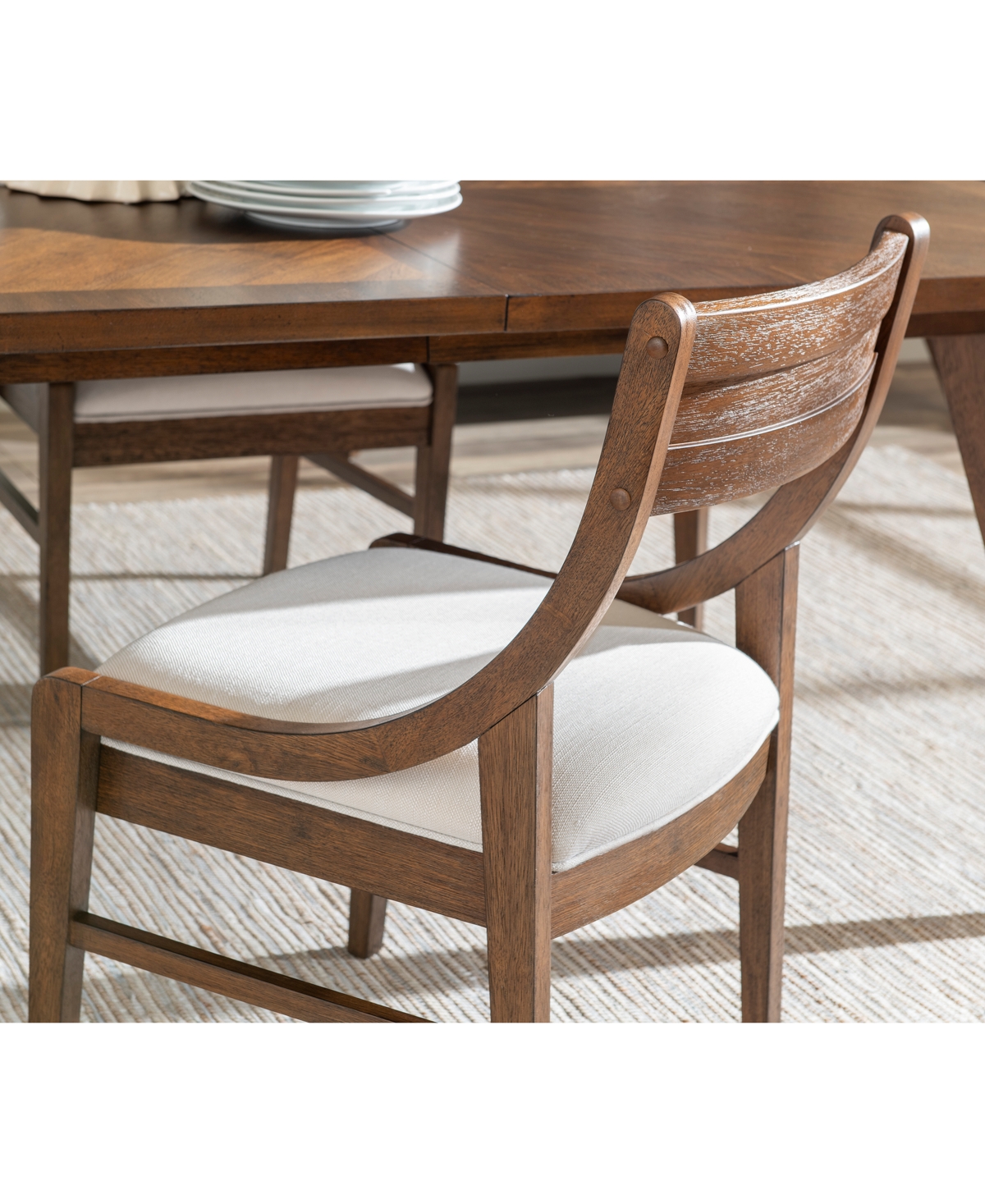 Macy's Greystone Ii Dining Chair In Brown