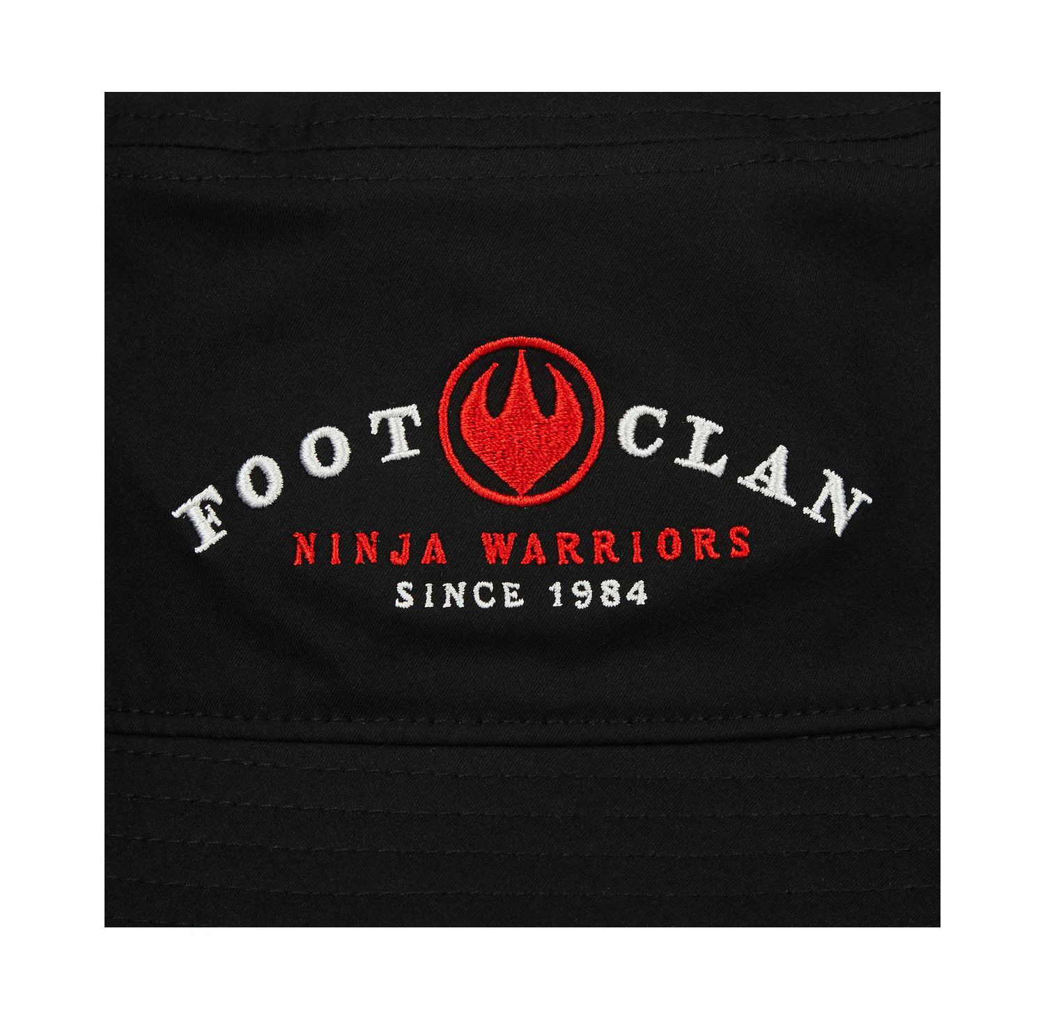 Men's Foot Clan Black Bucket Hat
